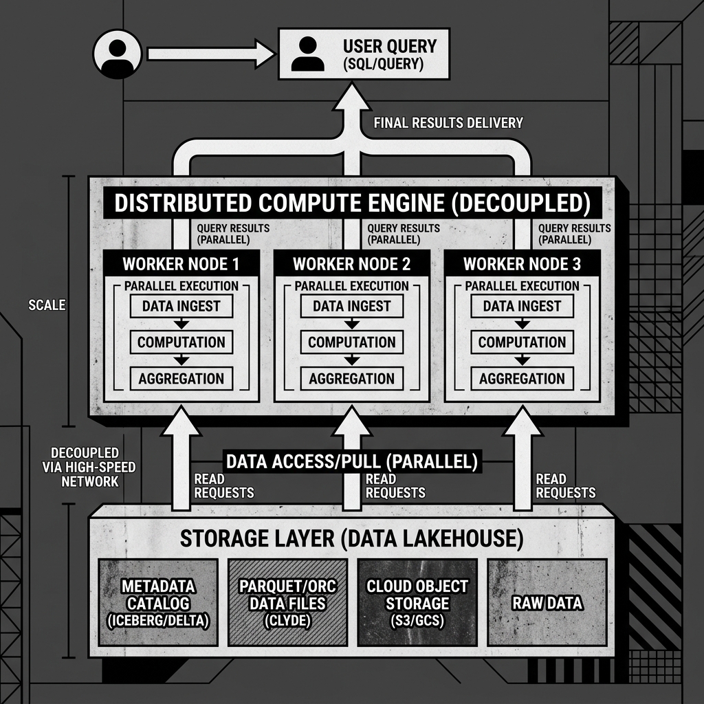 Decoupled Compute Engine Architecture