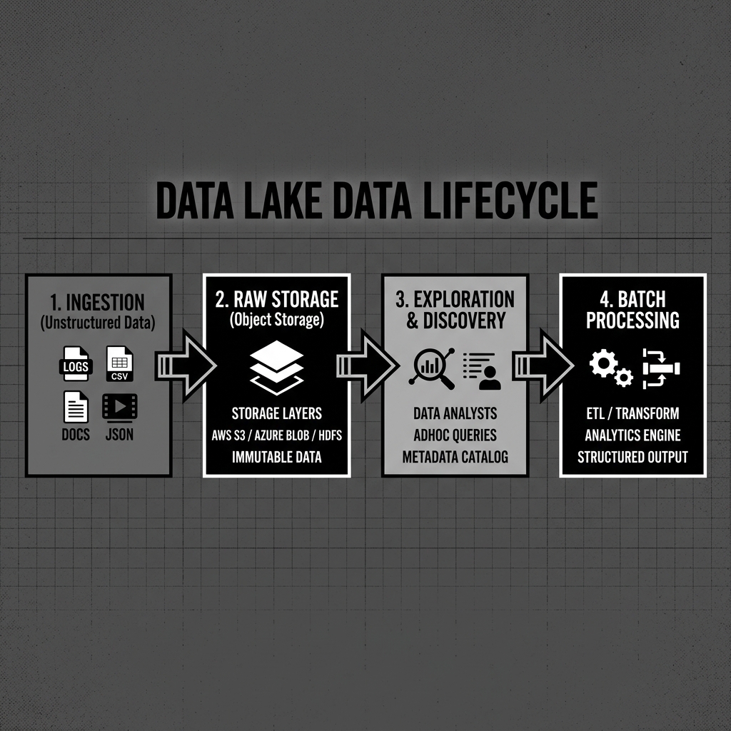 Operational Flow of a Data Lake