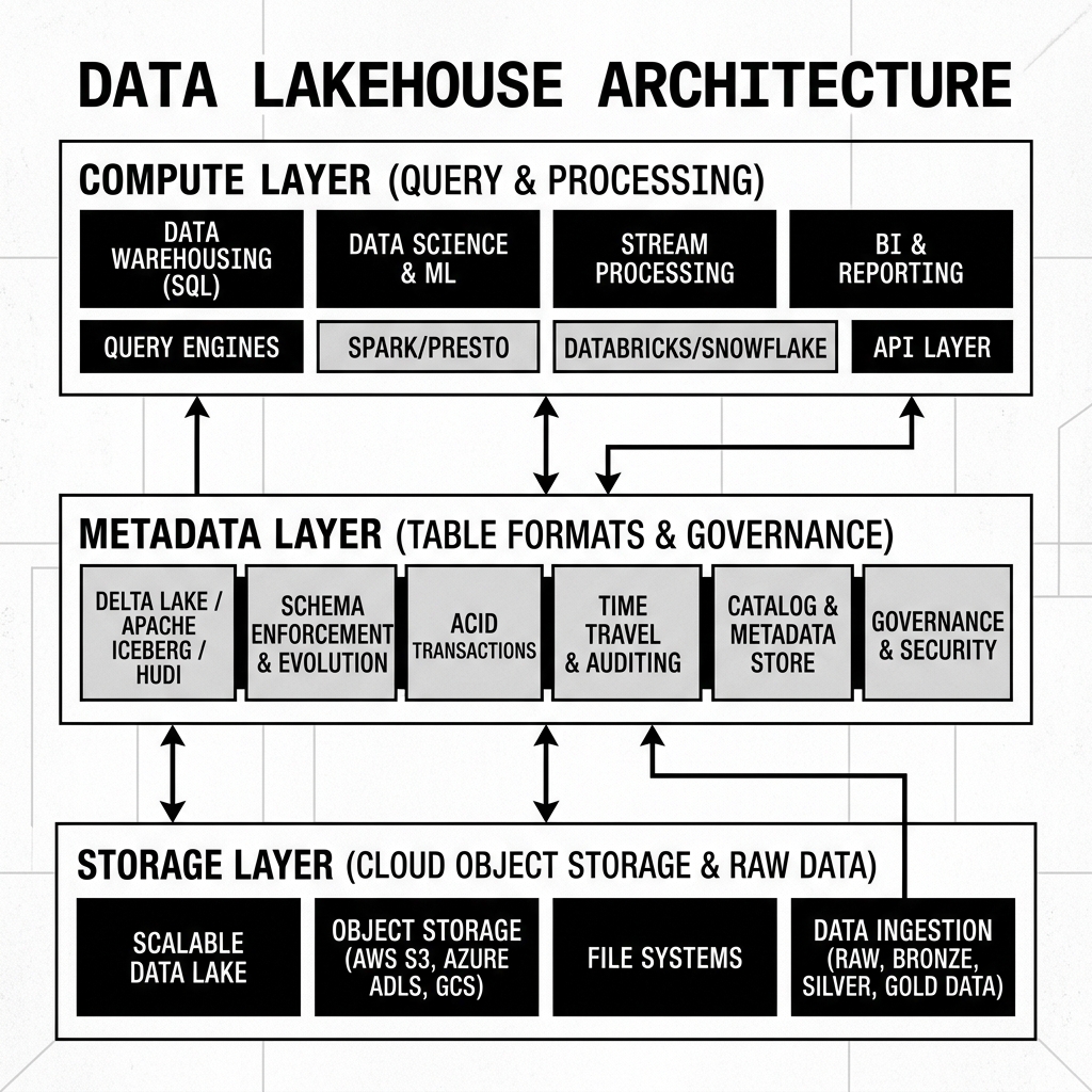 Conceptual Architecture of a Data Lakehouse