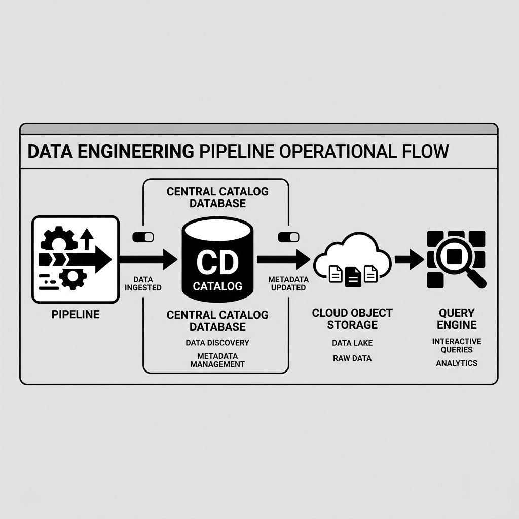 Operational Flow of a Data Lakehouse Pipeline