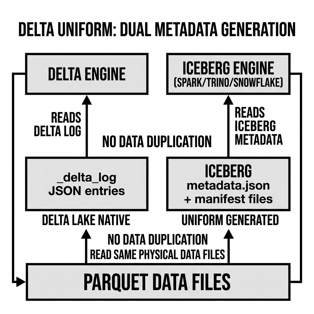 Delta Uniform Dual Metadata