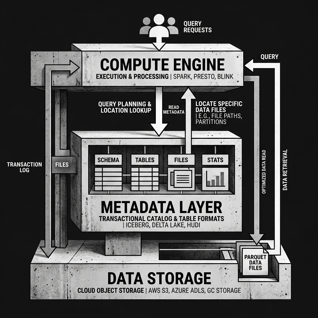Metadata Layer Architecture in a Data Lakehouse