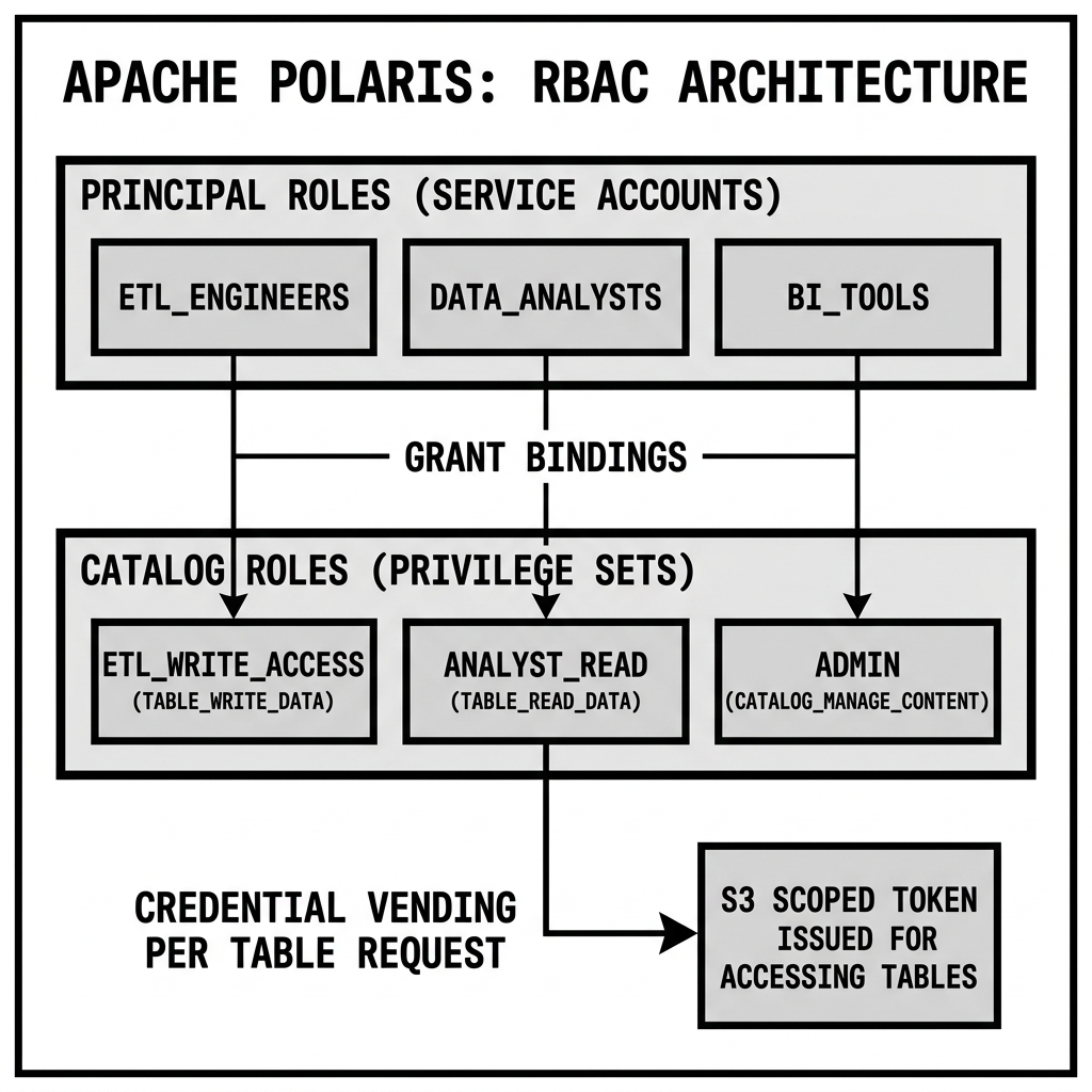 Polaris Catalog Rbac