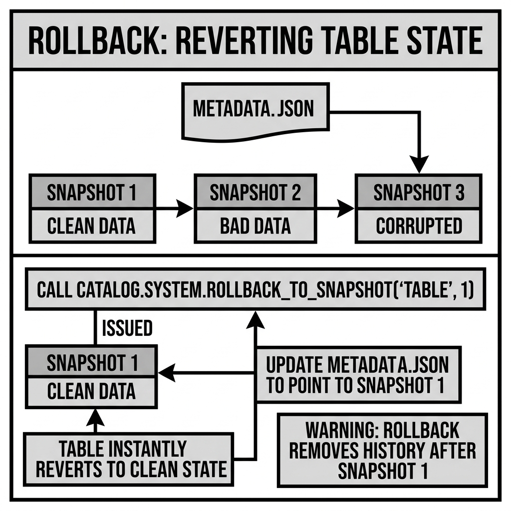 Rollback Snapshot Pointer