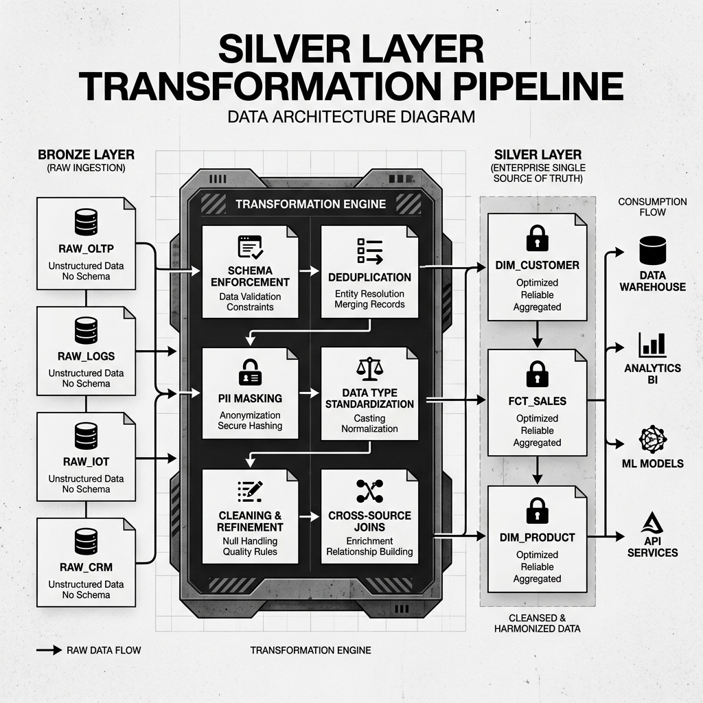 Silver Layer Transformation Pipeline